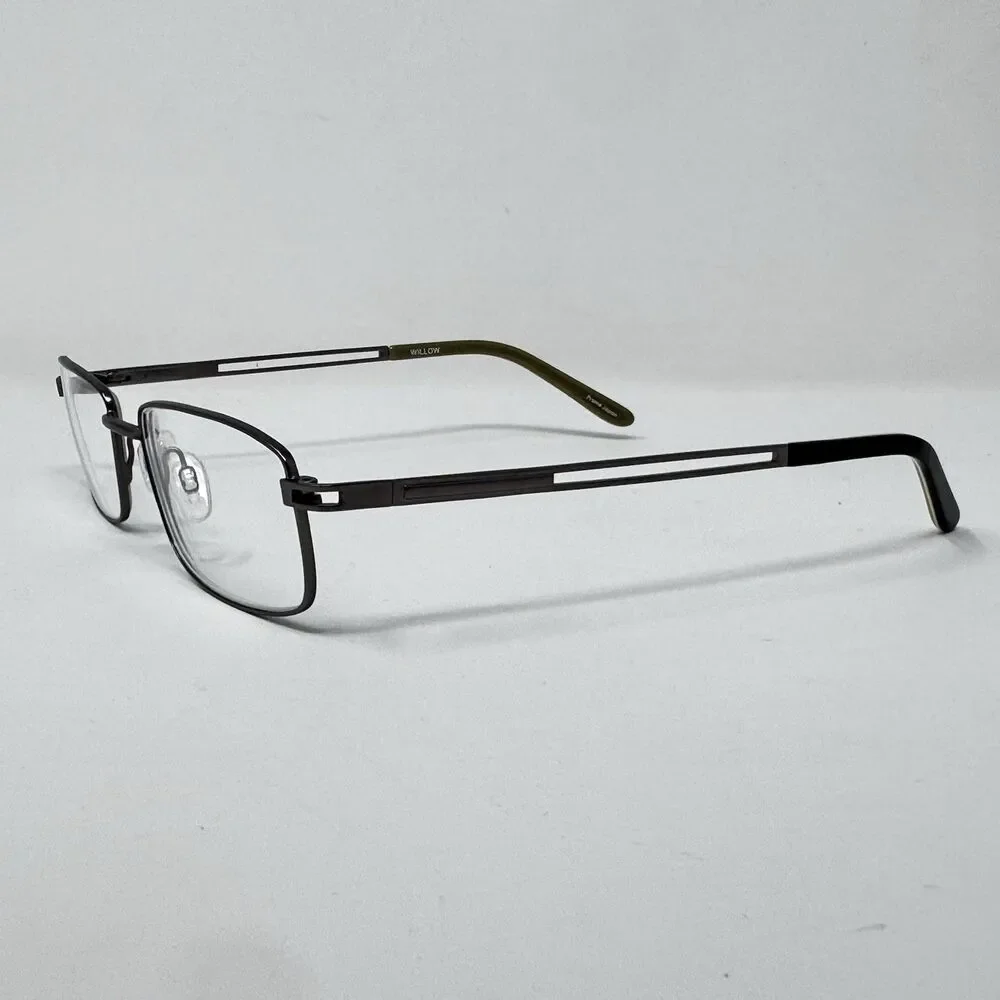 Randolph Willow Matte Gunmetal Eyeglass Frames 52-18-140 Made in Japan